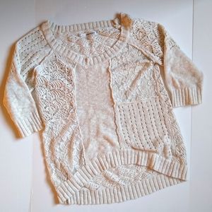 Loose knit sweater tunic